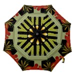 black Happy Kwanzaa  Hook Handle Umbrella (Small)