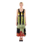 black Happy Kwanzaa  Sleeveless Maxi Dress