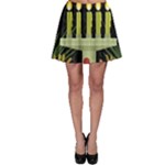 black Happy Kwanzaa  Skater Skirt