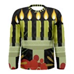 black Happy Kwanzaa  Men s Long Sleeve Tee