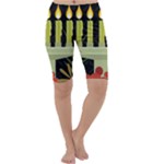 black Happy Kwanzaa  Cropped Leggings 