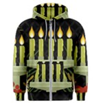 black Happy Kwanzaa  Men s Zipper Hoodie