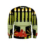 black Happy Kwanzaa  Kids  Sweatshirt