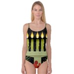 black Happy Kwanzaa  Camisole Leotard 