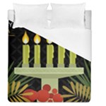 black Happy Kwanzaa  Duvet Cover (Queen Size)