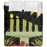 black Happy Kwanzaa  Duvet Cover Double Side (California King Size)