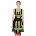 black Happy Kwanzaa  Racerback Midi Dress