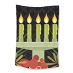 black Happy Kwanzaa  Small Tapestry