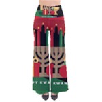 diagonal stripe Happy Kwanzaa So Vintage Palazzo Pants