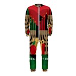 diagonal stripe Happy Kwanzaa OnePiece Jumpsuit (Kids)