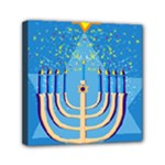 Hanukkah Menorah Mini Canvas 6  x 6  (Stretched)