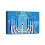 Hanukkah Menorah Mini Canvas 6  x 4  (Stretched)