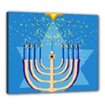 Hanukkah Menorah Canvas 24  x 20  (Stretched)