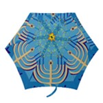 Hanukkah Menorah Mini Folding Umbrella