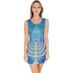 Hanukkah Menorah Bodycon Dress