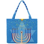 Hanukkah Menorah Mini Tote Bag