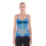 Hanukkah Menorah Spaghetti Strap Top