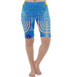 Hanukkah Menorah Cropped Leggings 