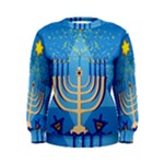 Hanukkah Menorah Women s Sweatshirt