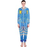 Hanukkah Menorah Hooded Jumpsuit (Ladies)