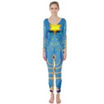 Hanukkah Menorah Long Sleeve Catsuit