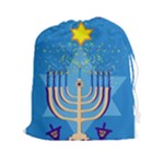 Hanukkah Menorah Drawstring Pouch (XXL)