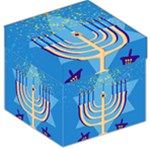 Hanukkah Menorah Storage Stool 12 