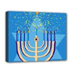 Hanukkah Menorah Deluxe Canvas 20  x 16  (Stretched)