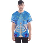 Hanukkah Menorah Men s Sports Mesh Tee