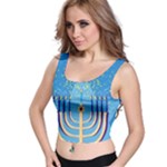 Hanukkah Menorah Crop Top