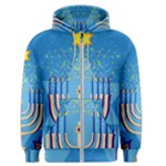 Hanukkah Menorah Men s Zipper Hoodie