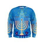 Hanukkah Menorah Kids  Sweatshirt