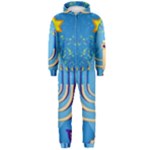 Hanukkah Menorah Hooded Jumpsuit (Men)