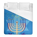 Hanukkah Menorah Duvet Cover (Full/ Double Size)