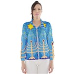 Hanukkah Menorah Wind Breaker (Women)