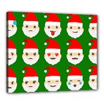 santa emoji emoticons Canvas 24  x 20  (Stretched)