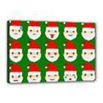 santa emoji emoticons Canvas 18  x 12  (Stretched)