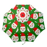 santa emoji emoticons Folding Umbrella