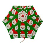 santa emoji emoticons Mini Folding Umbrella