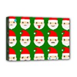 santa emoji emoticons Deluxe Canvas 18  x 12  (Stretched)