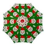 santa emoji emoticons Golf Umbrella