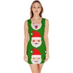 santa emoji emoticons Bodycon Dress