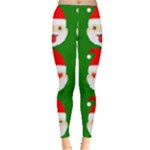 santa emoji emoticons Leggings 