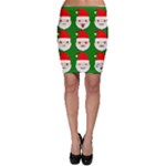 santa emoji emoticons Bodycon Skirt