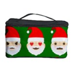 santa emoji emoticons Cosmetic Storage Case