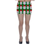 santa emoji emoticons Skinny Shorts