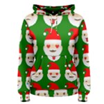 santa emoji emoticons Women s Pullover Hoodie