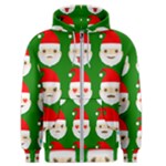 santa emoji emoticons Men s Zipper Hoodie