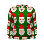 santa emoji emoticons Women s Sweatshirt