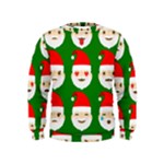 santa emoji emoticons Kids  Sweatshirt